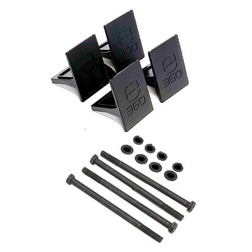 Expion360, EX-EX2-TDS-2, E360 EX2 2-Battery Tie Down Add-On Kit. Compatible with EX2 Edge series batteries. An EX2 base mounting kit is required for any Add-On kit.