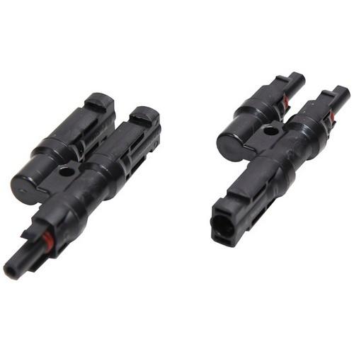 AIMS Power, PVMC42TO1, MC4 Connector 2 to 1 Pair