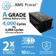 AIMS Power, LFP12V135A, LiFePO4 12 volt 104 AH Lithium Battery - Bluetooth - Wake Up - Heater