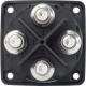 Blue Sea Systems, 6010200, m-Series Mini Dual Circuit Battery Switch - Black