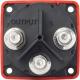 Blue Sea Systems, 6008, m-Series Selector 3 Position Battery Switch - Red