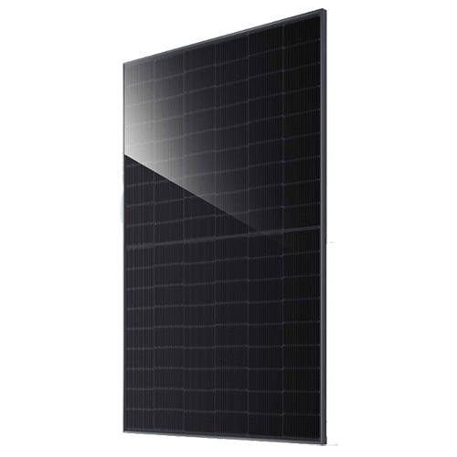 JA Solar, JAM54D41-440/MB, 440W Bifacial PV Module, 1200mm (~47.2") PV Wire, MC4-EVO2, 30mm Black Frame, Black Back Sheet, BOB, 108 16BB MBB Half-Cell, Mono N-Type, 1500VDC, No PTC, 25/30 Warranty