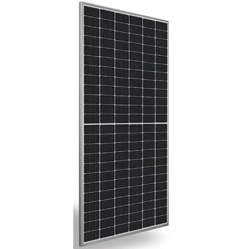 Silfab Solar, SIL-580-XMPLUS, 580W XM+ bifacial module; 144 half cells, silver frame, transparent PV backsheet, 53.1 in, 0.22 in (12AWG), EVO2 from Staubli