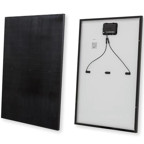Qcells, Q.TRON BLK M-G2.H1+/AC 430, 430W AC Powered, 108 half cut Q.ANTUM NEO cells, black frame, white backsheet with MC4 connectors. Domestic components: Module - J/box; Inverter - PCBA DC-DC, PCBA DC-AC, Enclosure & Production