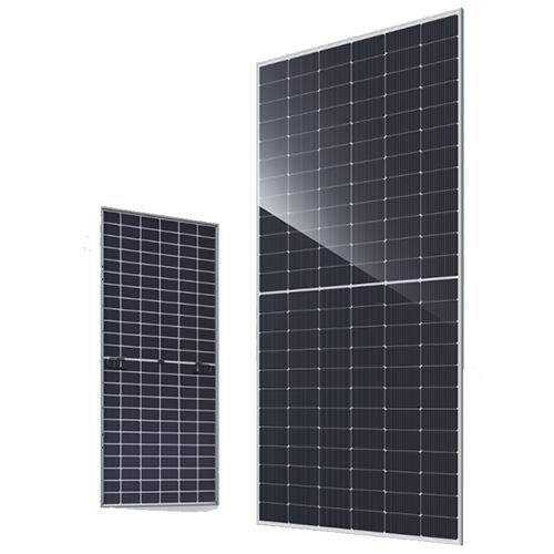 JA Solar, JAM72D40-595/MB-US, 595W Bifacial PV Module, MC4-EVO2, PV Wire, 35mm Clear Frame/White Back-Sheet, 144 16BB MBB Half-Cell, Mono N-Type, 1500VDC, 557.6 PTC, 12/30 Warranty