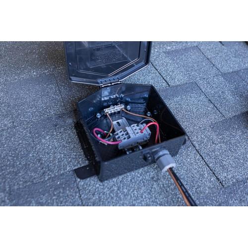 EZ Solar, JB-F.60, Fortis 60 PV Junction Box - Asphalt Shingle ...