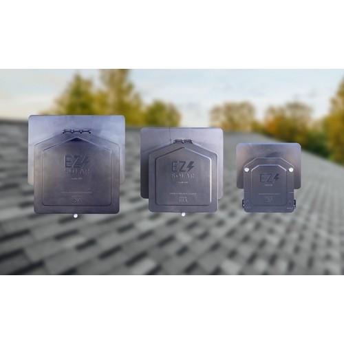 EZ Solar, JB-F.60.DF, Fortis 60 PV Junction Box - Asphalt Shingle With Metal Flashing