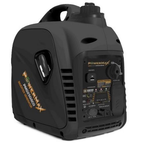PowerMax, PMG25GiSCO, Generator - 2500W, 2500W Inverter Generator with CO2 Sensor