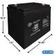 AIMS Power, AGM6V225G, 6 Volt 225Ah AGM Deep Cycle Battery Heavy Duty GC2