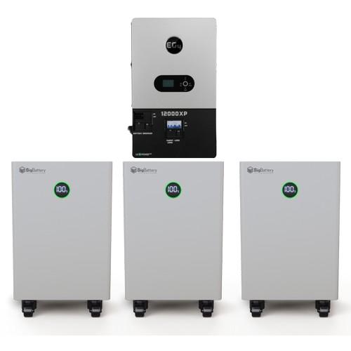 BigBattery, K0156, Nexus + EG4 12000XP V2 Off-Grid Inverter, 1x 12000XP + 3x NEXUS