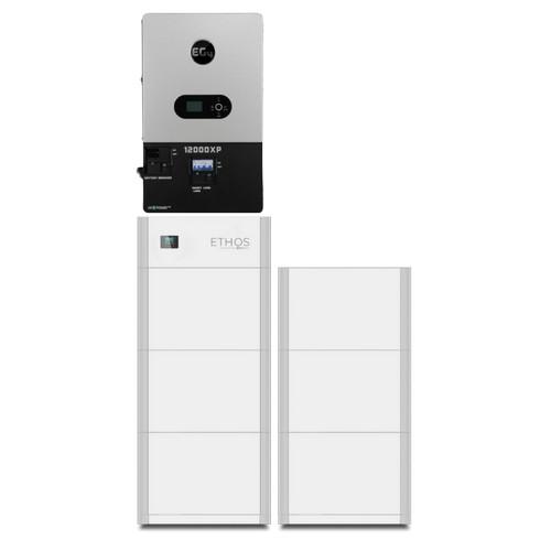BigBattery, K0711, ETHOS Battery & 12000XP V2 Inverter | 10.24 - 92.16kWh | Off- Grid System, 1x 12000XP + 6x ETHOS
