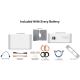 BigBattery, K0957, ETHOS Battery & 18kPV Hybrid Inverter (ESS) | 10.24–46.1kWh | UL9540 | Grid-Tied Home Solar System (18kW PV), 1x 18kPV + 6x ETHOS