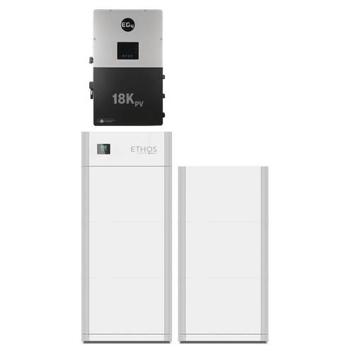 BigBattery, K0957, ETHOS Battery & 18kPV Hybrid Inverter (ESS) | 10.24–46.1kWh | UL9540 | Grid-Tied Home Solar System (18kW PV), 1x 18kPV + 6x ETHOS
