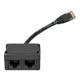 Victron Energy, ASS030065511, RJ45-splitter 1xRJ45 male/15cm cable/2xRJ45 female