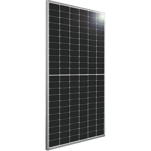 Silfab Solar,  SIL-530-XM-DCA2, 530w XM bifacial module DCA2; 132 half cells, silver frame, transparent PV backsheet, 53.1 in, ø 0.22 in (12AWG), EVO2 from Staubli. With USA sourced encapsulant & back sheet. 