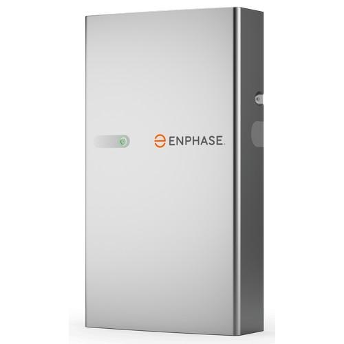 Enphase, EN-IQBATTERY-5P-1P-NA-11.9-DOM, IQ Battery 5P Kit Assembly for shipment to customer. Includes one IQ Battery 5P battery, one cover kit and wall mount bracket with top-shield.