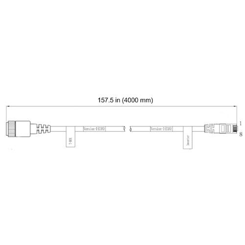 MK Battery, DD-C-VICTRON-5M, Victron Battery Communication Cable 5M