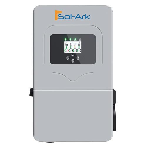 Sol-Ark, 12KW 120/240V/ 208V. Hybrid Inverter, 100A passthrough, 3MPPT. Compatible with LV batteries. 10 year warranty