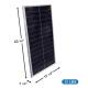 Aims Power, PV100MLONG, 100 WattLLong/Narrow Solar Panel Monocrystalline 