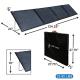 Aims Power, PV360FOLD, 360 Watt Foldable Solar Panel Monocrystalline w/ case