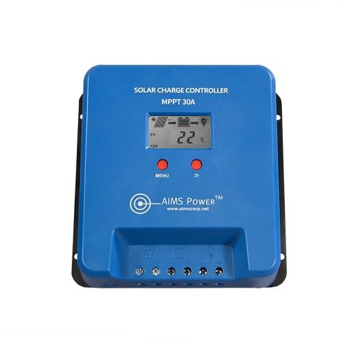 Aims Power, SCC30MPPT, 30 Amp MPPT Solar Charge Controller 12/24DC all battery types- Economical