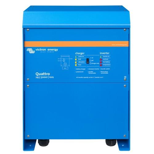 Victron Energy, QUA242503112, Quattro 24/5000/120-100/100 120V VE.Bus (UL 458)