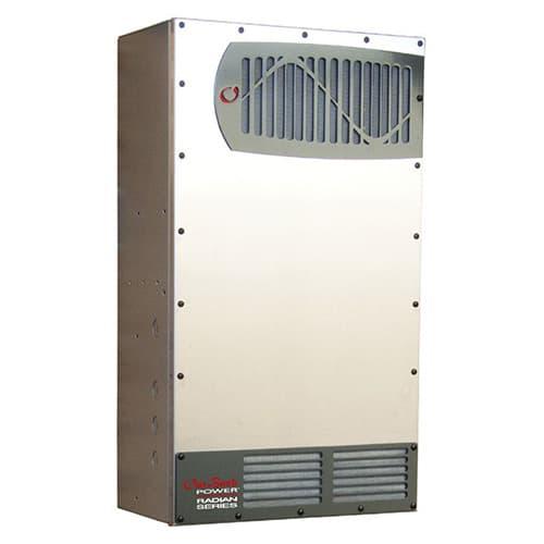 Outback Power, GS8048A-01, 8.0 kW, 48 VDC, 120/240 VAC 50/60 Hz Grid-Interactive and Standalone Solution with dual AC inputs and advanced features. Includes mounting plate, hardware and RTS. Listed to UL1741-SA