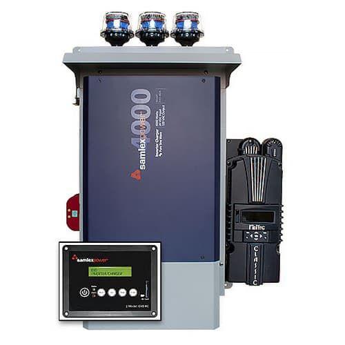 Midnite Solar, MNEVO4024-CL250, Pre-Wired Power Panel, Off Grid, 4.0 KW, 24 VDC, 120 VAC, Samlex EVO4024, CL250