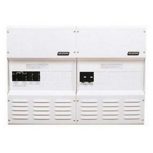 Magnum Energy, MPDH250-30D, Magnum Panel Dual Enclosure High Power w/250A (fits 24 VDC models) DC breaker, w/30A dual pole AC input breaker