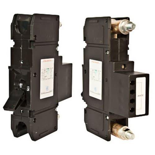Midnite Solar, MNEDC175RT, Circuit Breaker, 175A, 125VDC, 1 Pole, Shunt Trip, Pnl Mount, 3/8In Stud Term, 1.5 In Wide