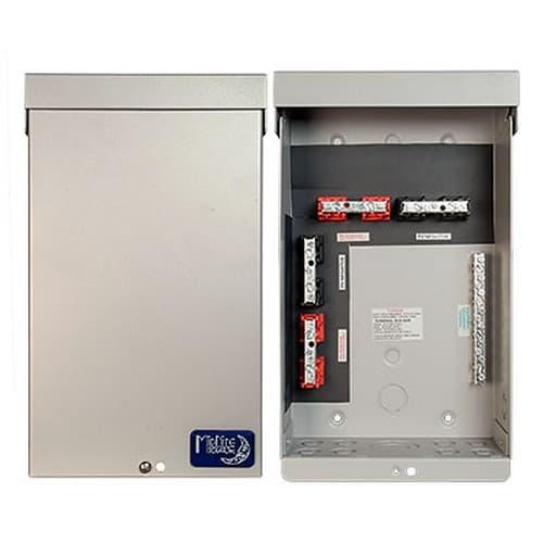 Midnite Solar, MNTRANSITION, String Combiner, 2 Channel, 1000 VDC, Nema3R, Gray Aluminum