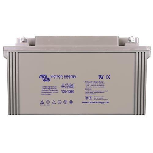 Victron Energy, BAT412121084, 12V/130Ah AGM Deep Cycle Batt.