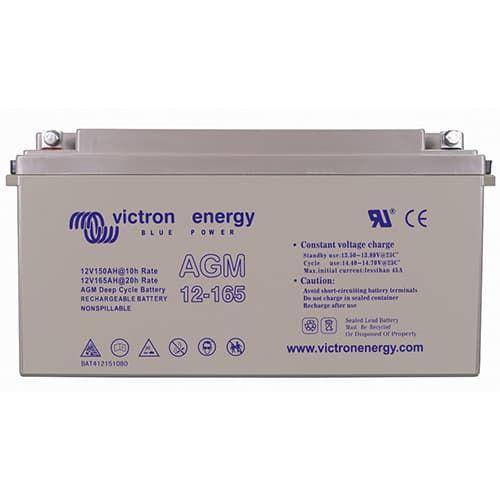 Victron Energy, BAT412151085, 12V/165Ah AGM Deep Cycle Batt. M8-insert