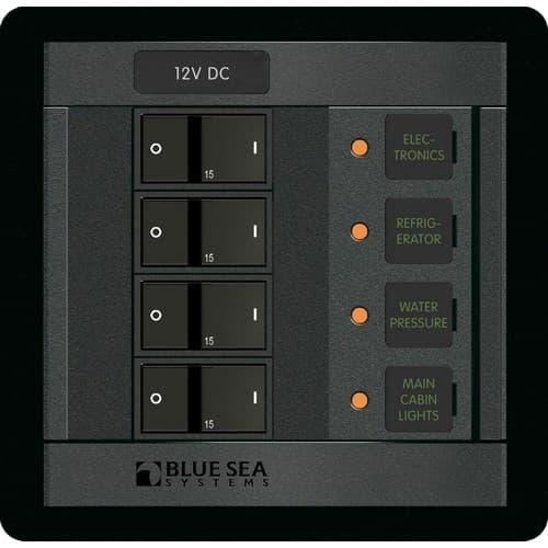 Blue Sea Systems, 1216, 12 Volt DC 4 Position
