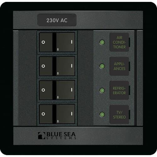 Blue Sea Systems, 1211, 230 Volt AC 4 Position