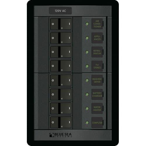 Blue Sea Systems, 1228, 120 Volt AC 8 Position