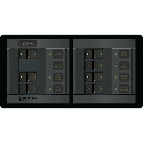 Blue Sea Systems, 1233, 230 Volt AC Main + 6 Positions