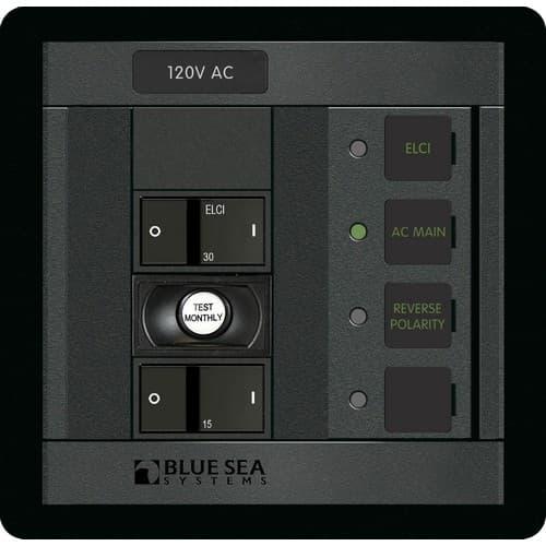 Blue Sea Systems, 1190, ELCI Main 30A Double Pole + 1 Position