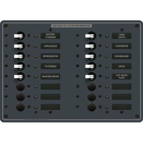 Blue Sea Systems, 8561, AC 16 Position [European]