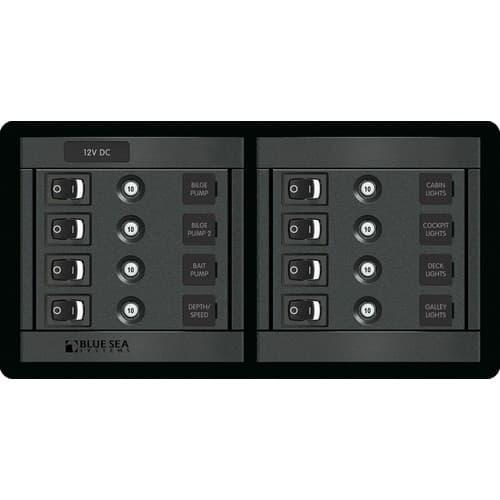 Blue Sea Systems, 1456, 8 Position Switch CLB Horizontal