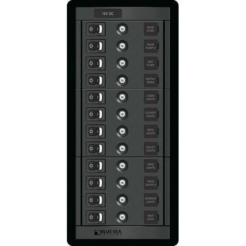 Blue Sea Systems, 1461, 12 Position Switch CLB Vertical