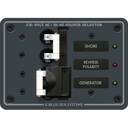 Blue Sea Systems, 8161, AC Toggle Source Selector [European]