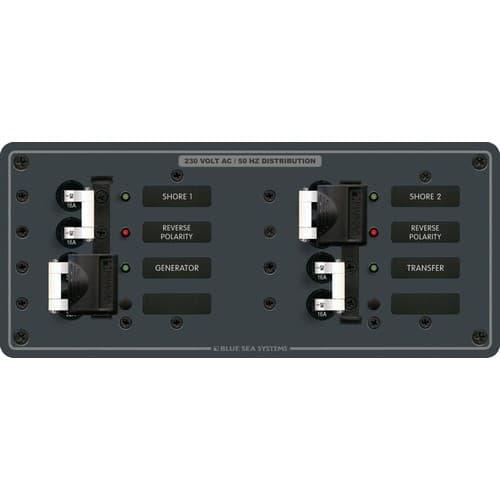 Blue Sea Systems, 8598, AC 3 Sources - Horizontal