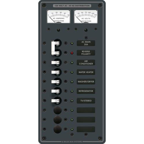 Blue Sea Systems, 8074, AC Main + 8 Positions