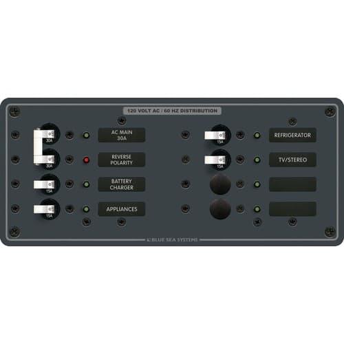 Blue Sea Systems, 8412, AC Main + 6 Positions