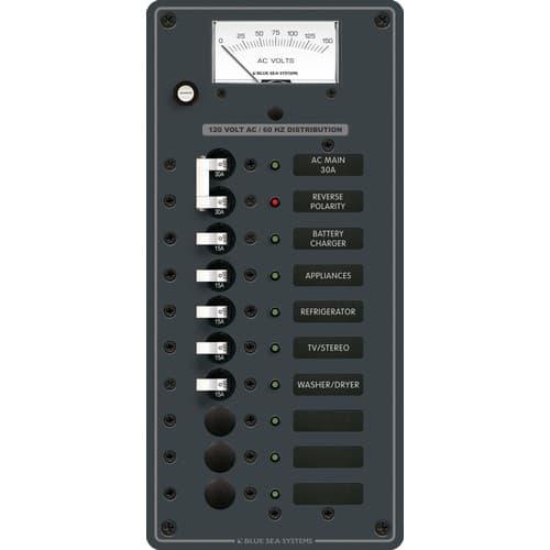 Blue Sea Systems, 8488, AC Main + 8 Positions