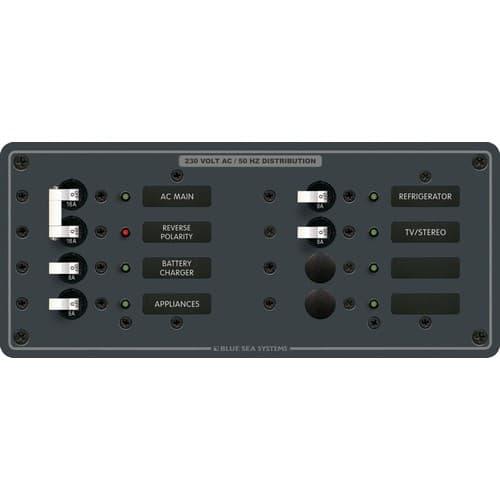 Blue Sea Systems, 8512, AC Main + 6 Positions