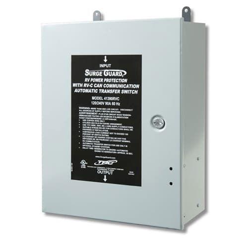 Southwire, 41390RVC, Surge Guard RV, 90 Amp Hardwire Automatic Transfer Switch