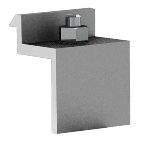 UniRac, 302022C, SM Endclamps, Clear Anodized, Integrated Bonding, Size C For Frames 33MM To 36MM