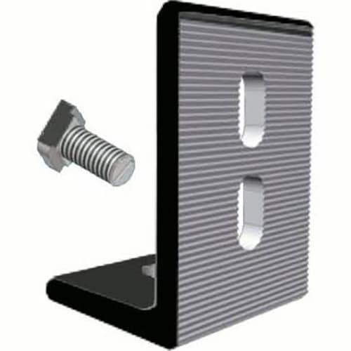 UniRac, 304001D, SM L-Feet, Integrated Bonding, Dark Anodized, With T-Bolt (Pack of 20)